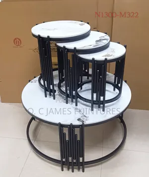 Brand New Imported Coffee Table Sets With 3stools Detachable