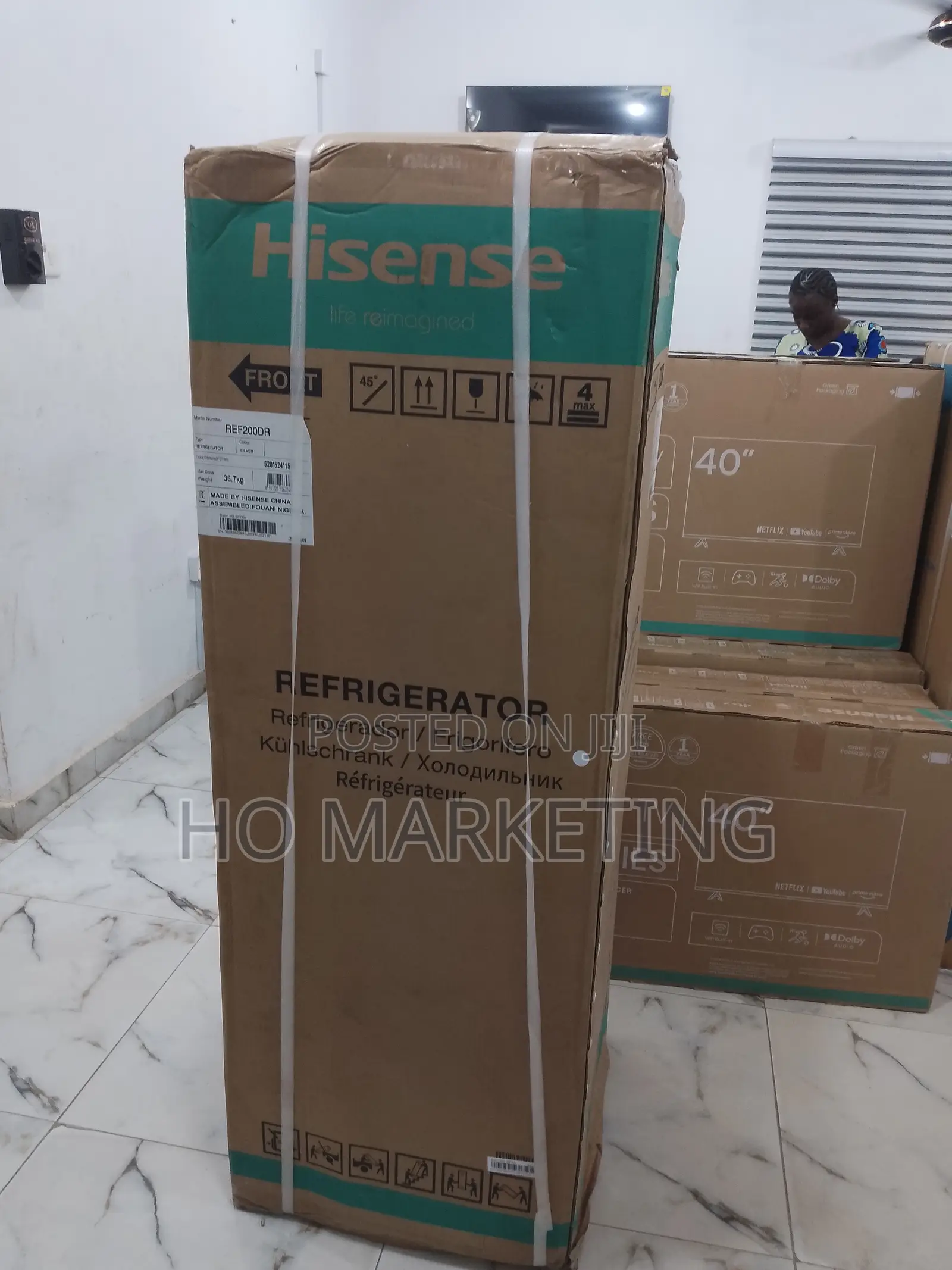 Hisense 154l Eco Friendly With Low Noise Operation Refrigerator