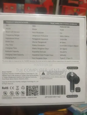 Foomee TWS Earbuds Pa28