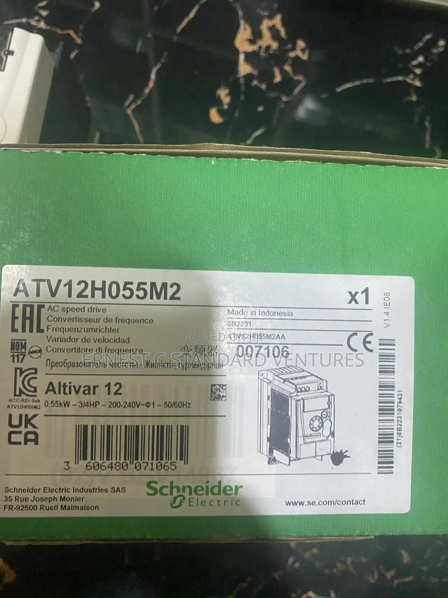 Schneider Variable Frequency Drive 0.55kw