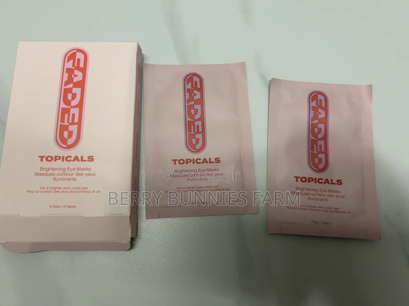 Faded Topical Brightening Eye Mask
