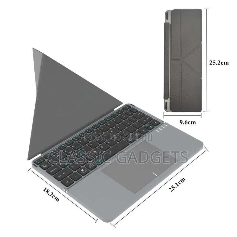 Ibox 11 Foldable Keyboard With Cover For 11 Inches Tablets/ iPads
