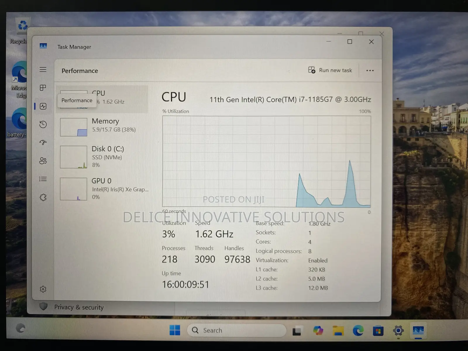 Laptop Dell Latitude 5320 16GB Intel Core i7 SSD 512GB