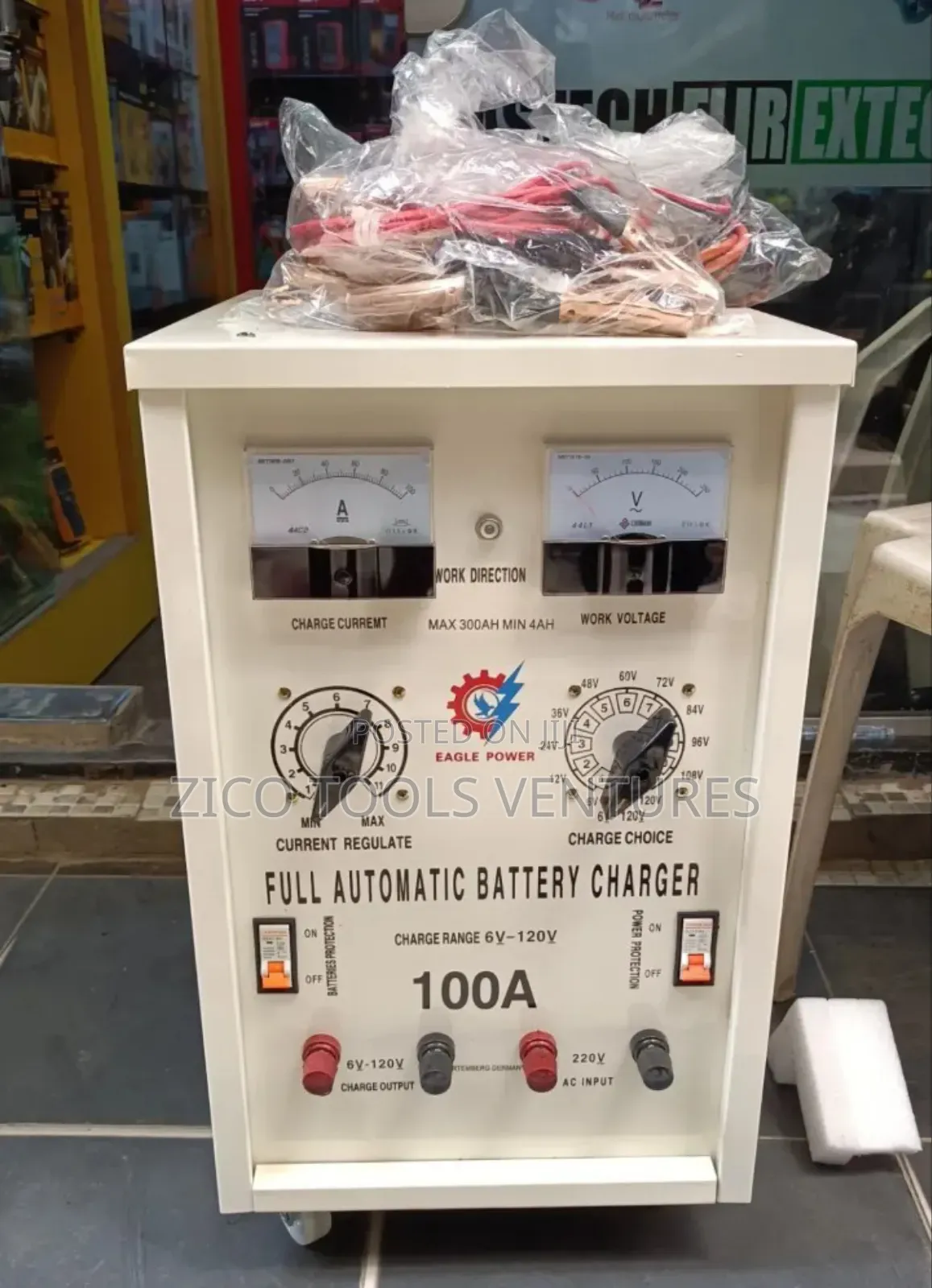 Full Automatic Battery Charger 100a 12v/120v