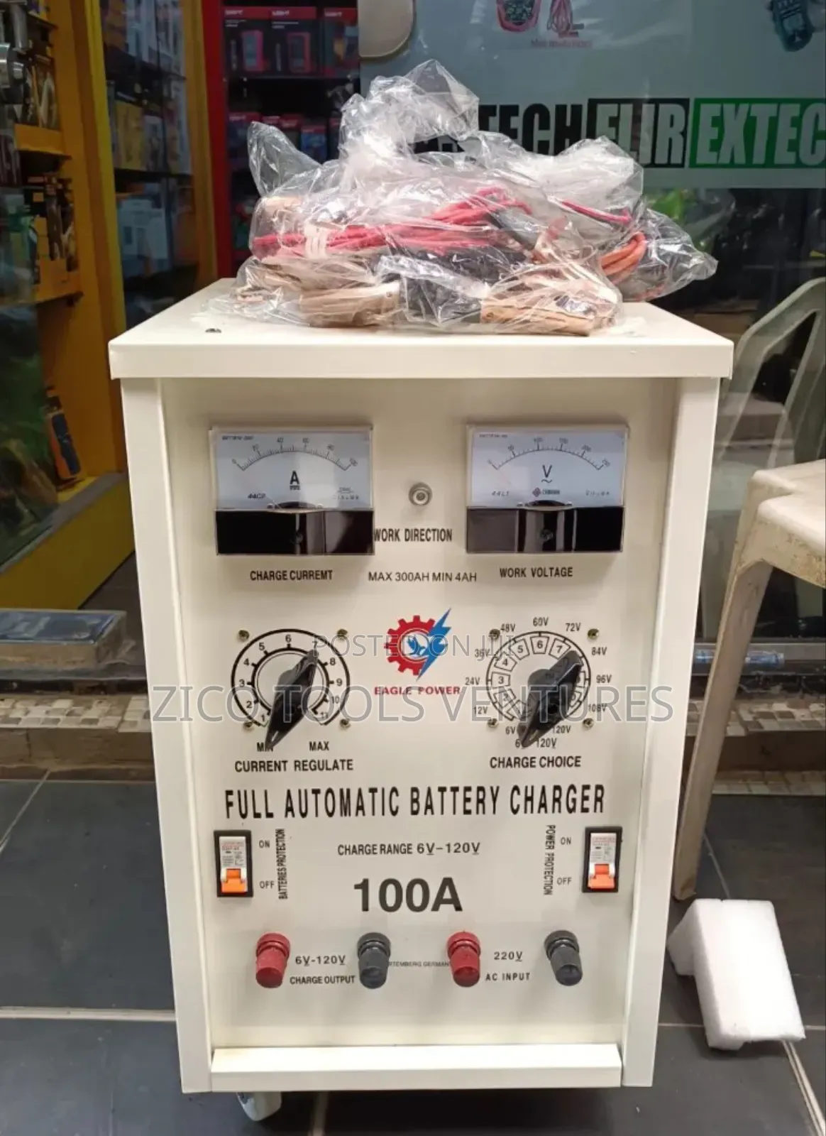 Full Automatic Battery Charger 100a 12v/120v