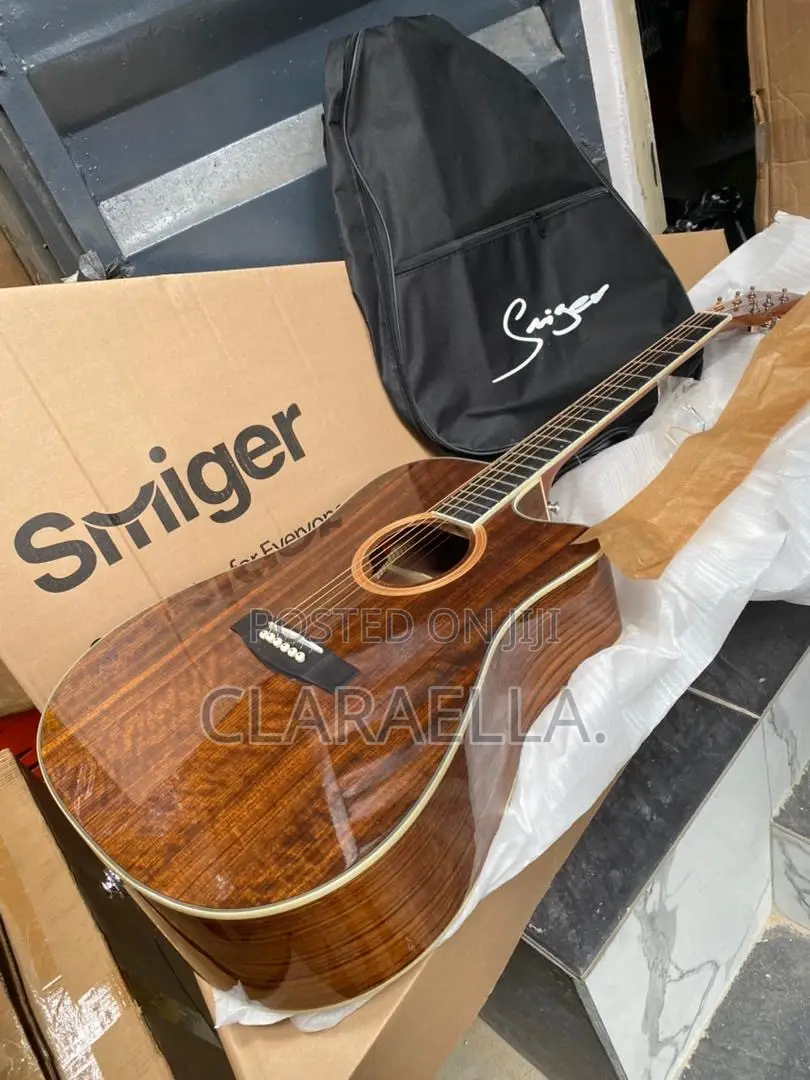 Sm-413 41" Single-Cut Semi-Acoustic Guitar.
