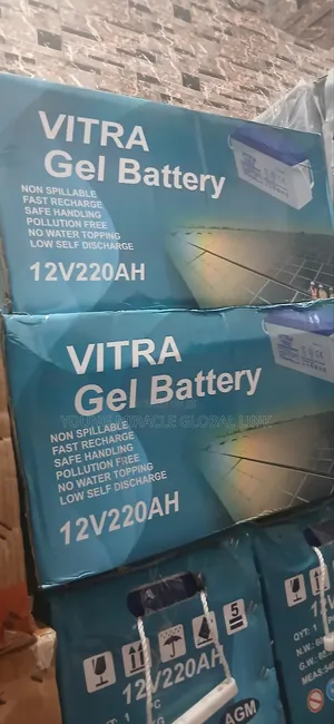Brand New 220ah 12v Gel Battery Vitra Battery