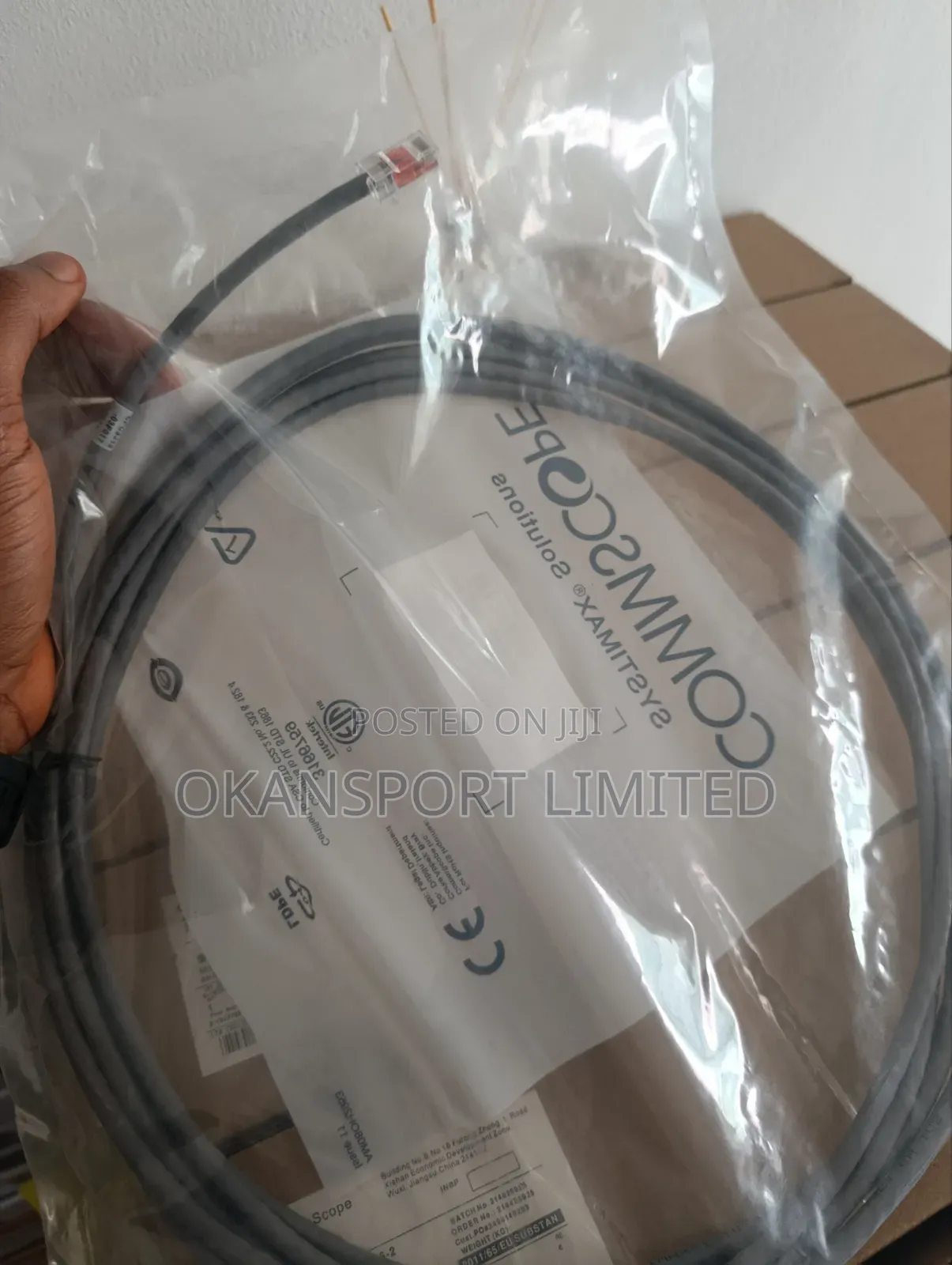Patch Cord Commscope Cat 6 Ethernet Lan Cable 5m 10m 15m 20m 30m 40m