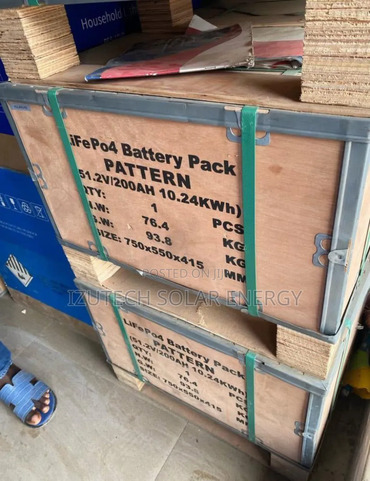 Pattern 10kwh Lithium Ion Battery 51.2v