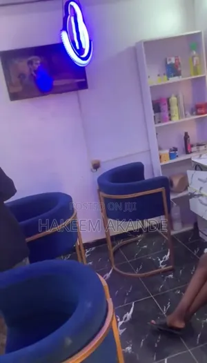 Well Furnished Standard Salon Shop With One Empty Shop Beside It