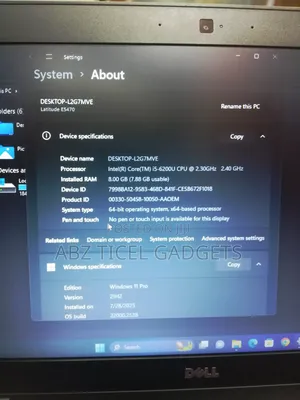 Laptop Dell Latitude 14 E5470 8GB Intel Core I5 SSD 256GB