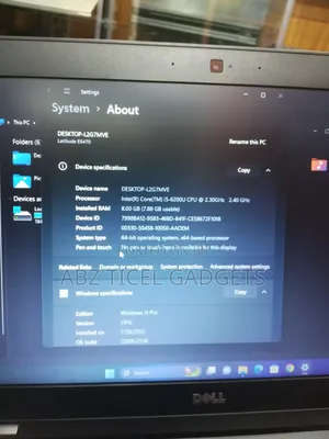 Laptop Dell Latitude 14 E5470 8GB Intel Core I5 SSD 256GB