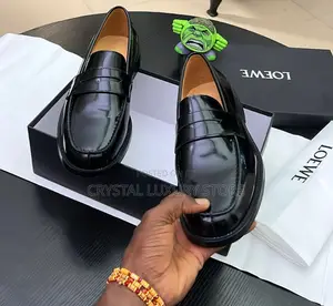 Loewe Quality Luxury Men Genuine Leather Shoe