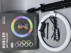 12 Inches Extra Bright RGB Ring Light With Tripod Stand