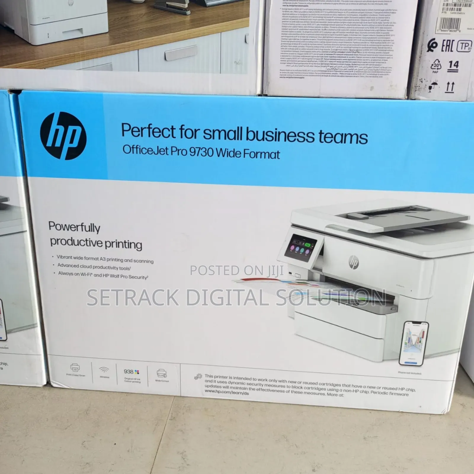 Hp Officejet Pro 9730 Wide Format All In One A3 Printer.