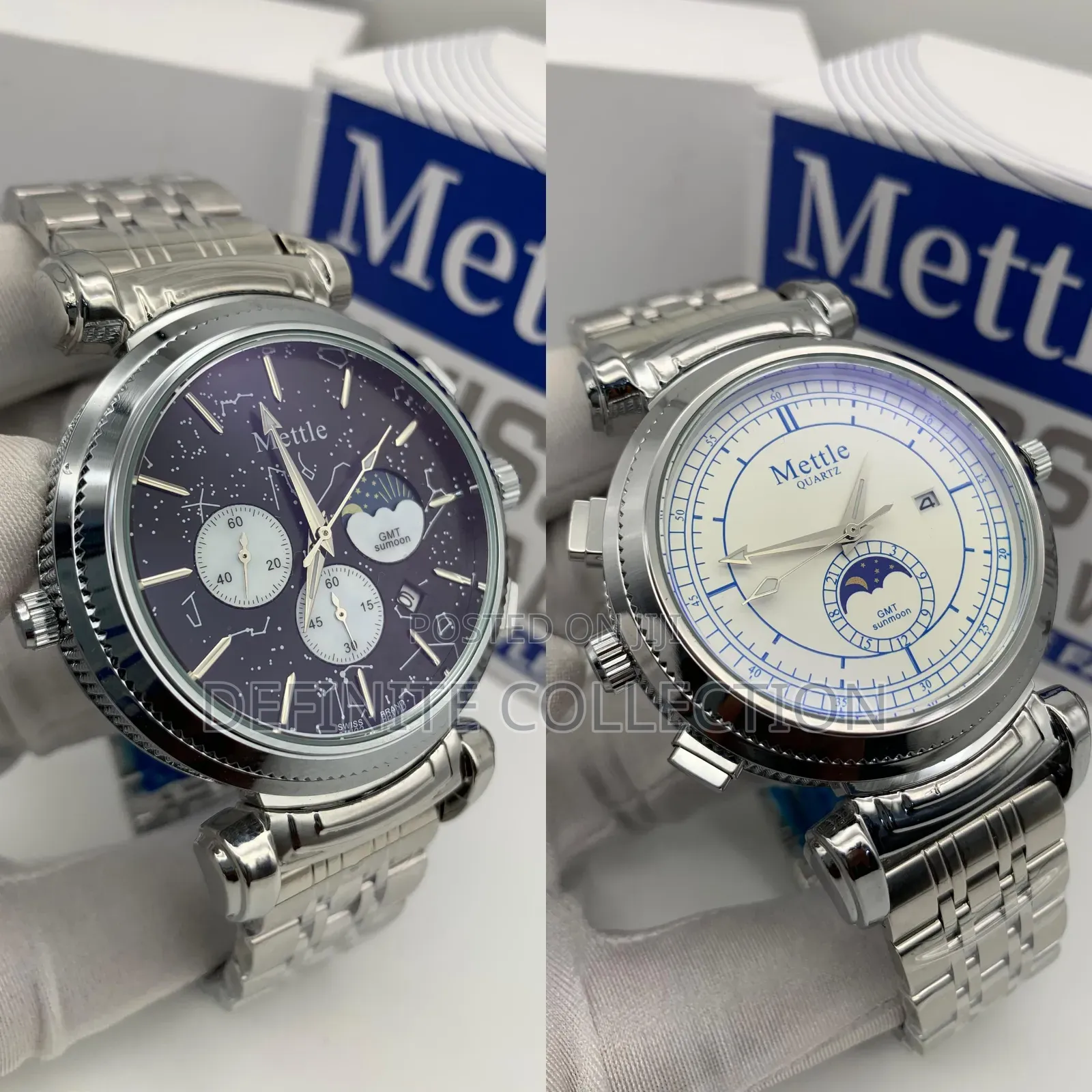 Mettle Double Face Wristwatch