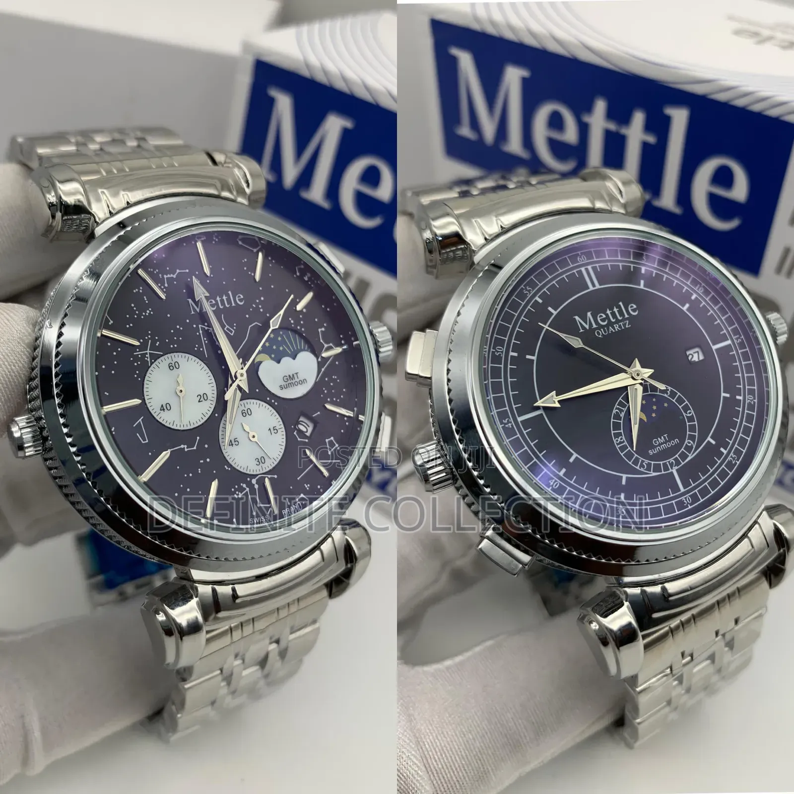 Mettle Double Face Wristwatch