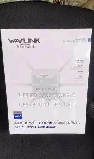 Wavlink Ax3000 Dualband Wifi6 Outdoor Wireless Access Point Radio Mesh