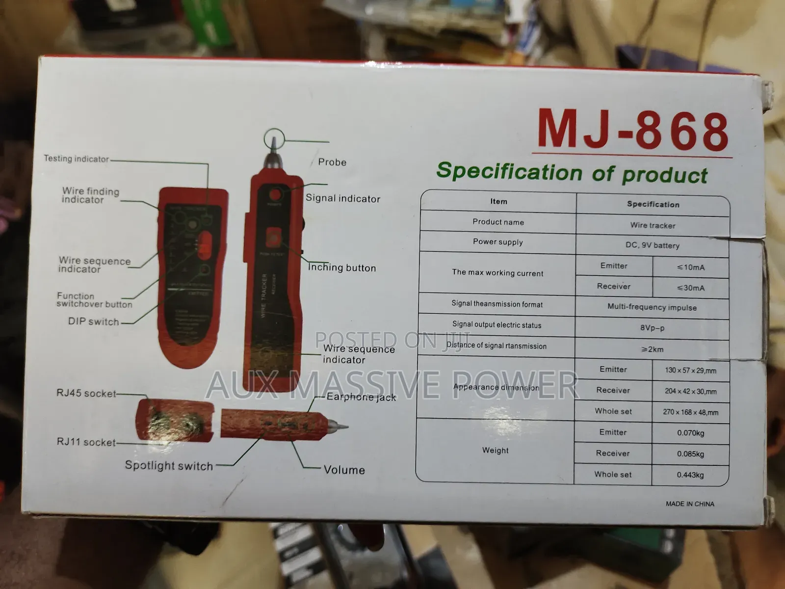 Mj-868 Networking Wire Tracker