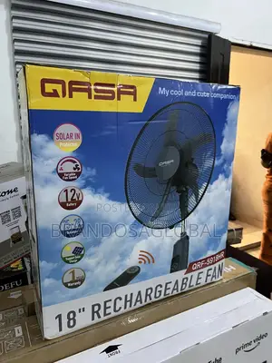 Strong Qasa Rechargeable Fan for Home Use
