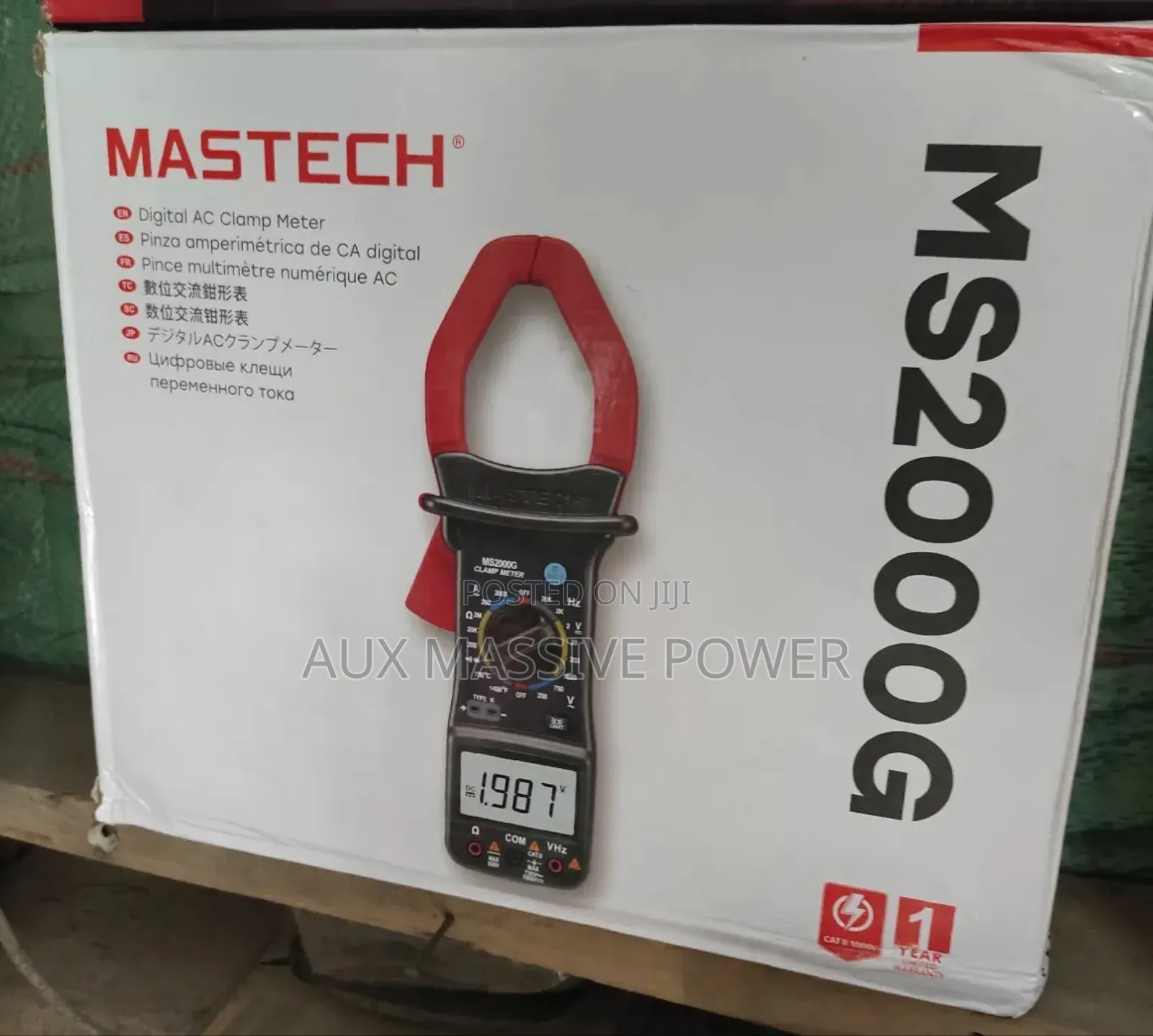 Ms2000g Mastech Ac/Dc Clamp Meter