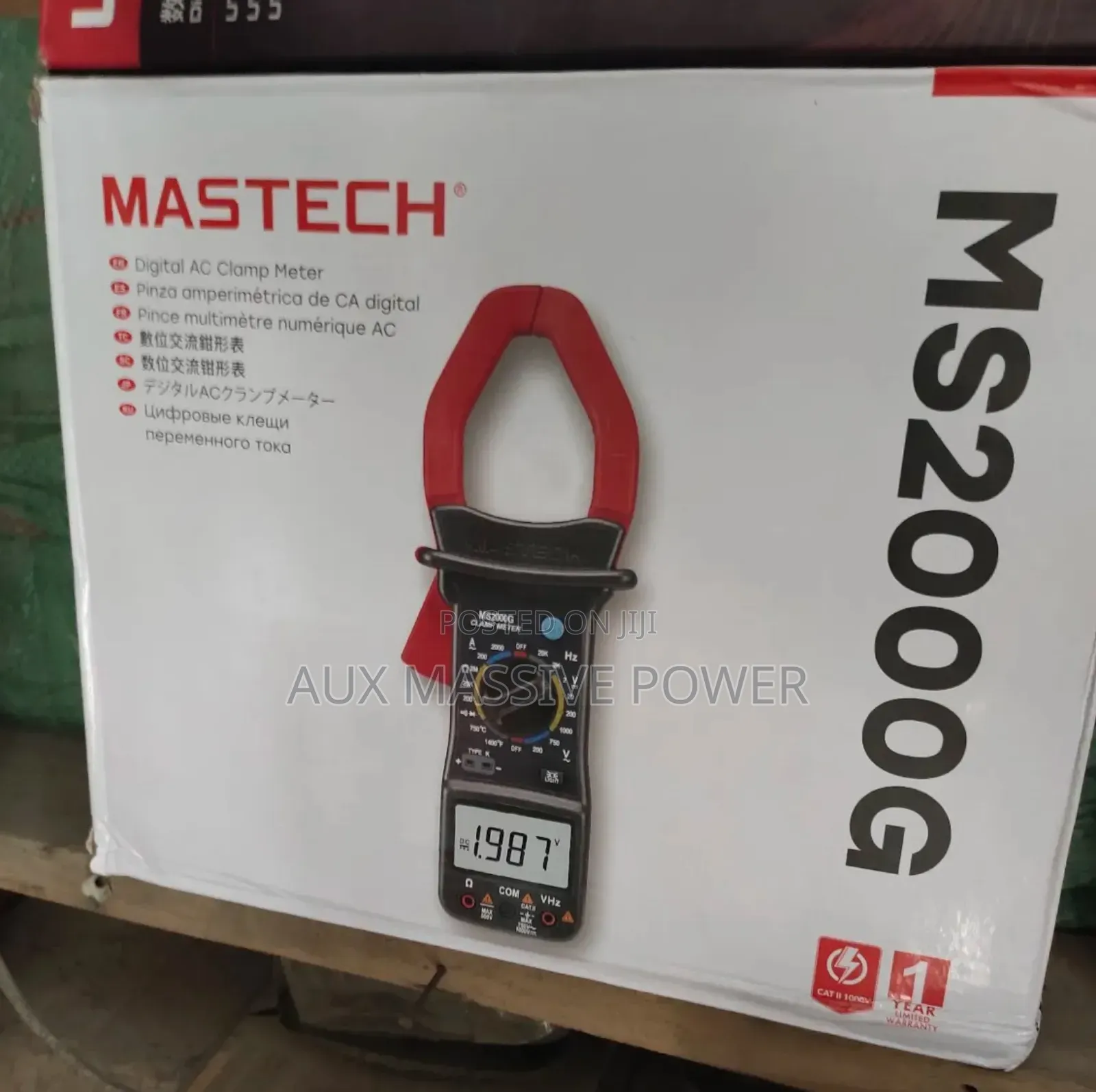 Ms2000g Mastech Ac/Dc Clamp Meter