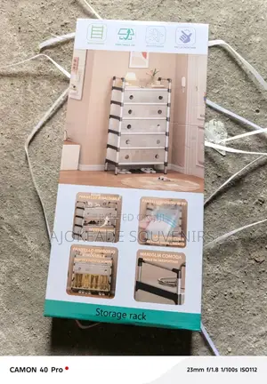 6layer Shoe Rack With Cover
