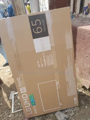 Frameless and Affordable Lg 65 Inches Full.Smart Tv Available for Sale
