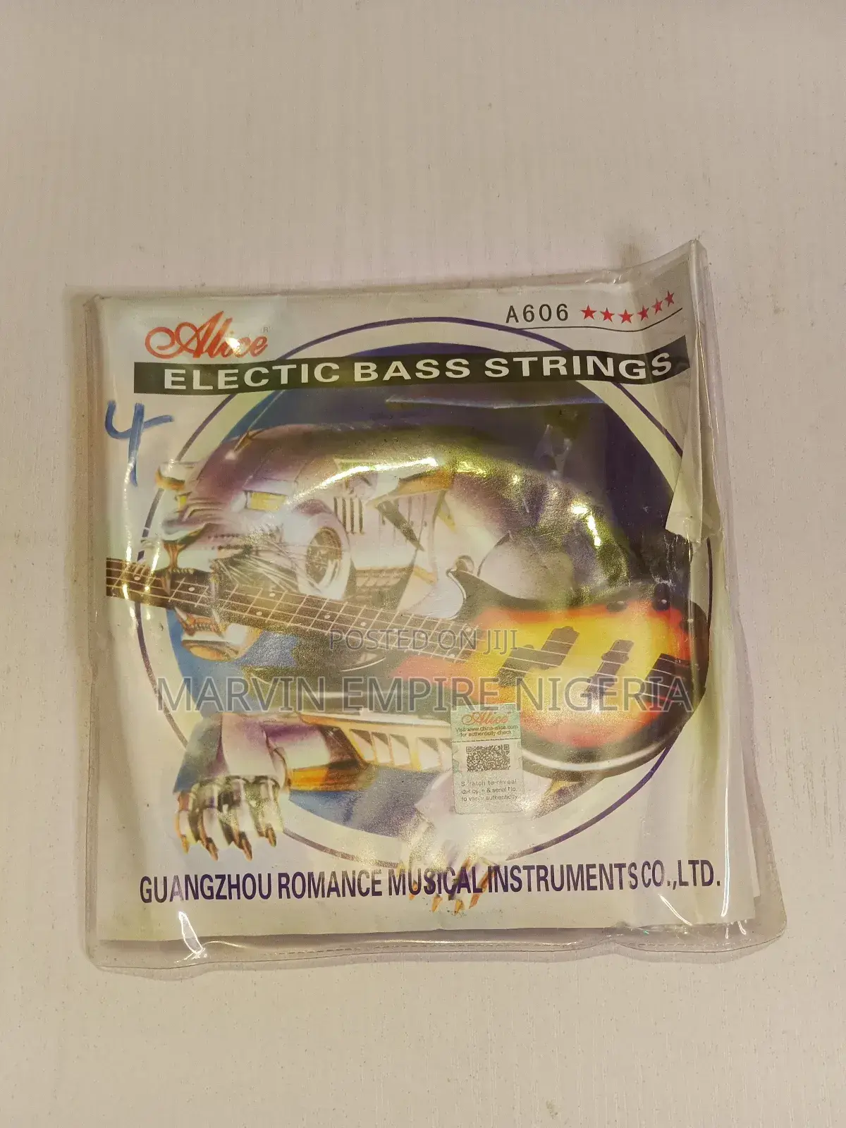 2 Sets Alice 4 String Electric Bass Guitar Strings