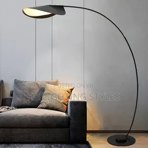 Nordic Black Parabolic Led Floor Lamp