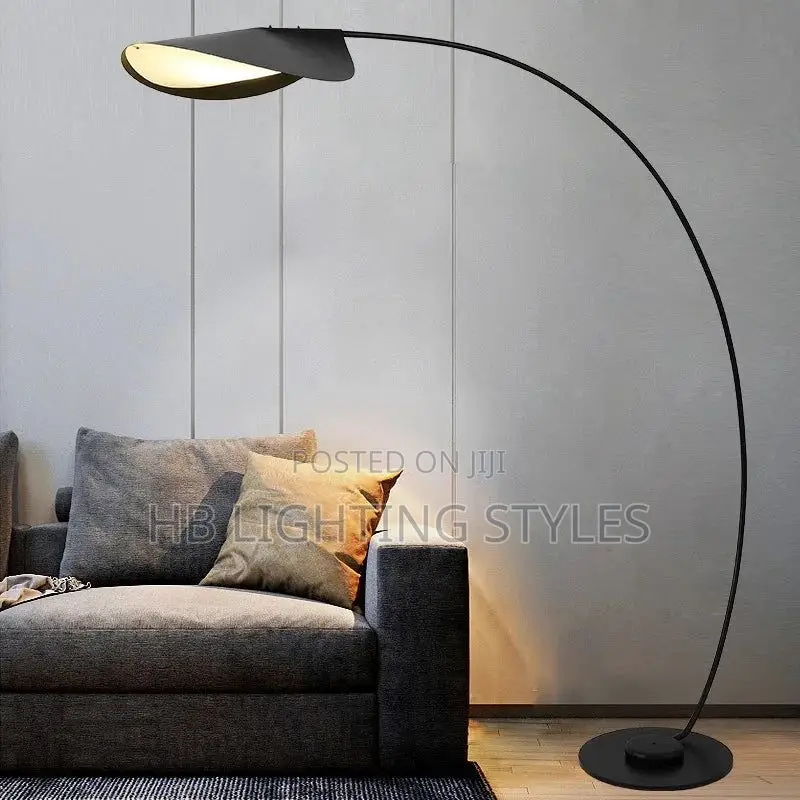 Nordic Black Parabolic Led Floor Lamp