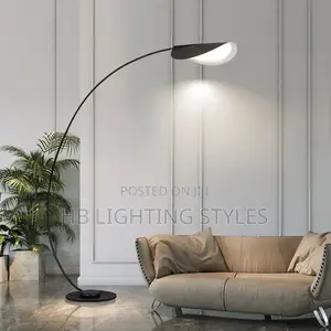 Nordic Black Parabolic Led Floor Lamp