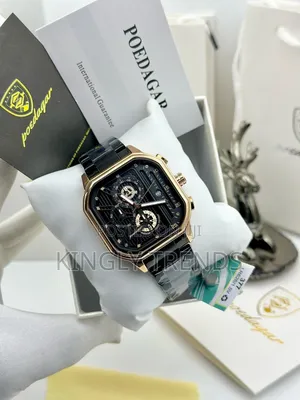 Poedagar Chronograph Waterproof Wristwatch