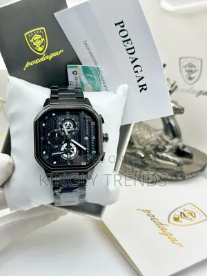 Poedagar Chronograph Waterproof Wristwatch