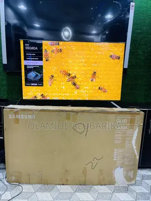 Samsung Qled 55” Q80a Quantum Dot Processor 120hz Refresh Rate Tv
