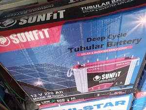 220ah 12v Sunfit High Quality Tall Tubular Solar Battery
