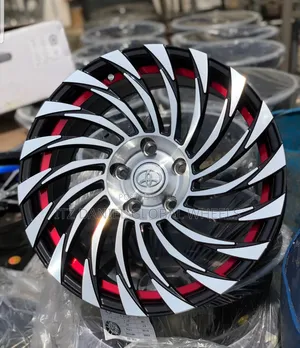 16 Inch Rim Red and Silver Face for Toyota Cars