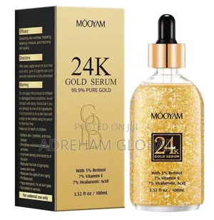  Gold Serum With Retinol,Vitamin E and Hyaluronic 100ml