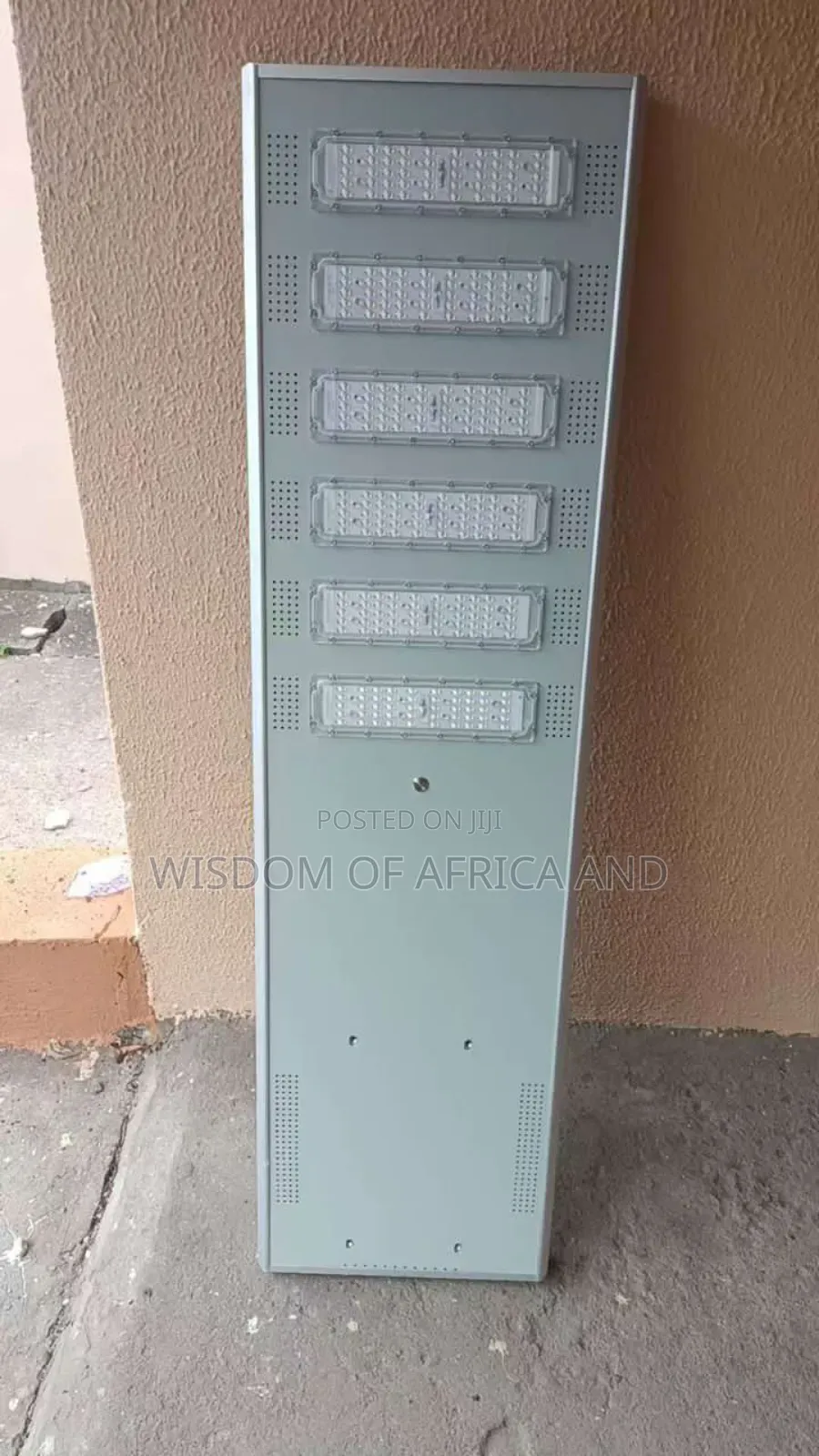 Solar Light With Panel on Top of It