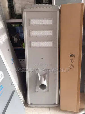 Solar Light With Panel on Top of It