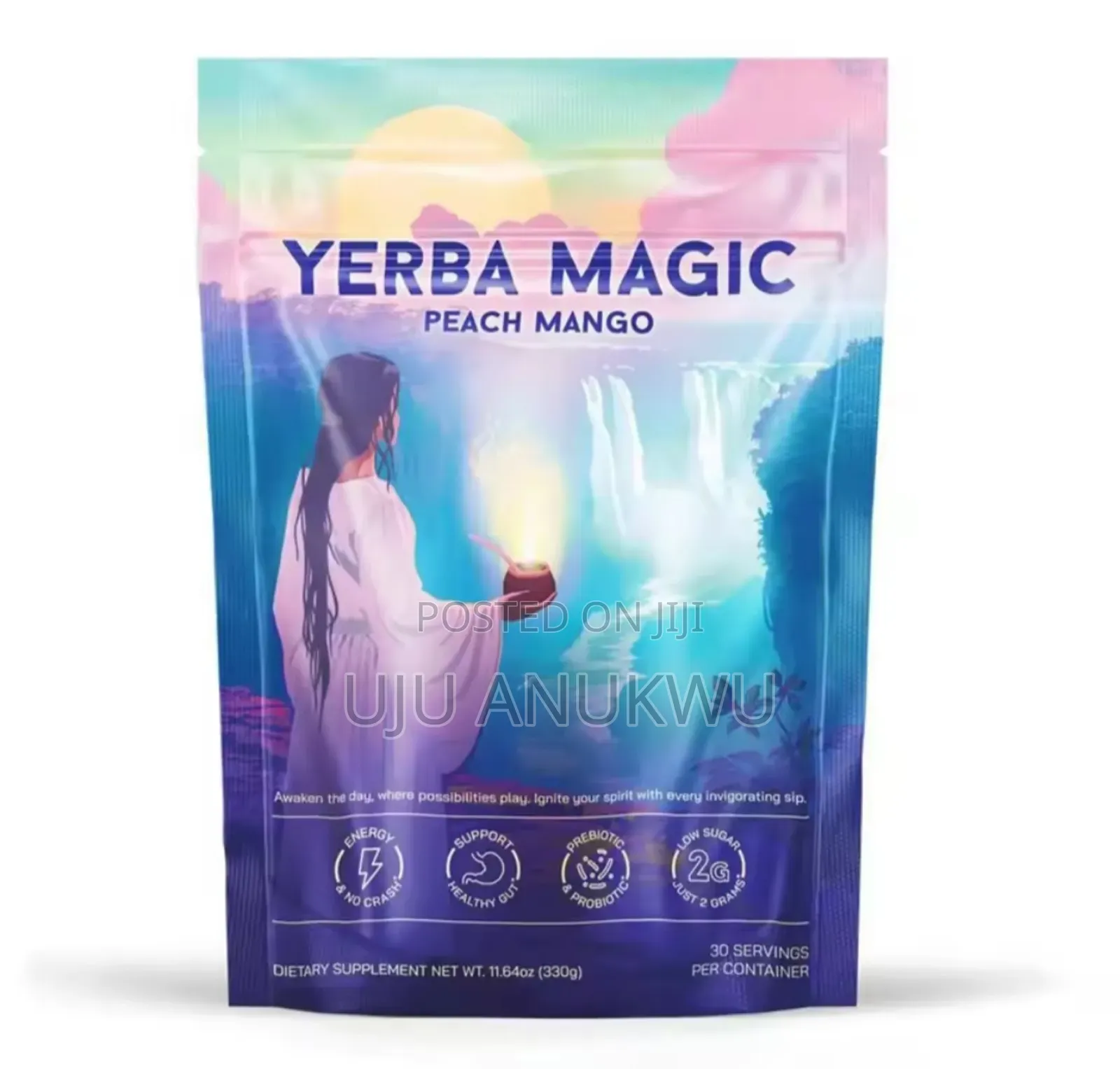 Yerba Magic Peach Mango Instant Tea Powder