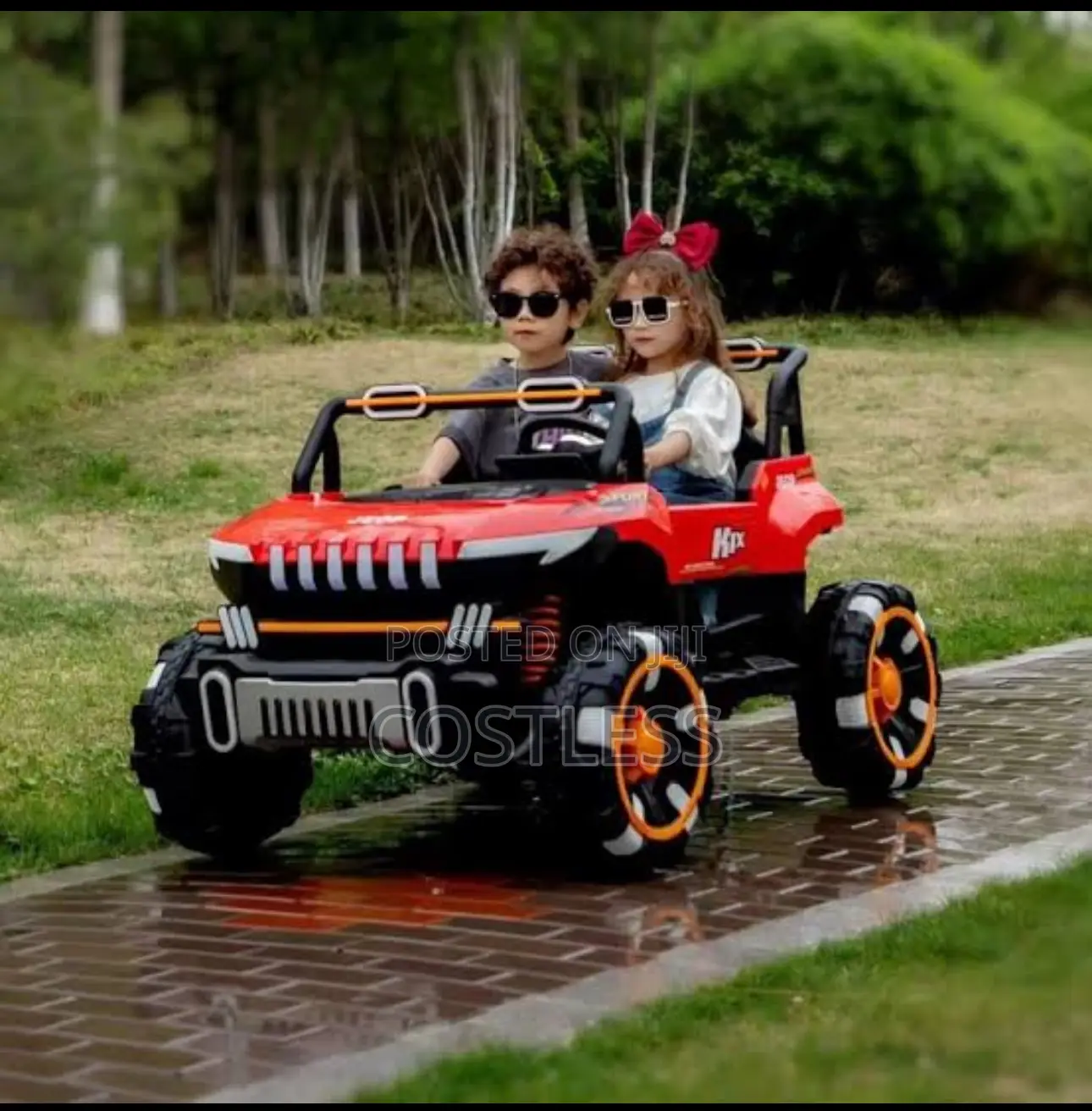 Rugged Ride on Jeep for Children