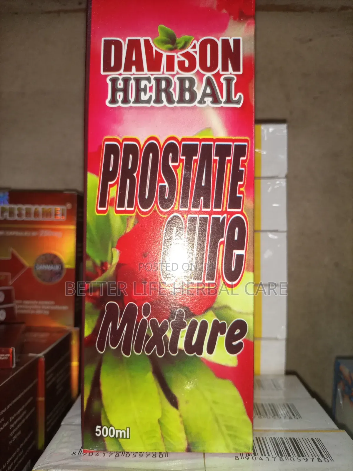 Davison Herbal Prostate Cure Mixture.
