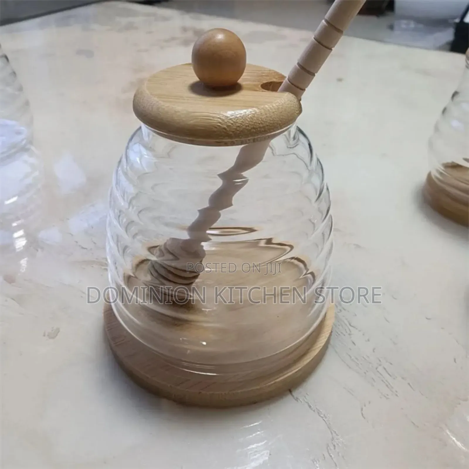 Borosilicate Glass Honey Jar
