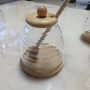 Borosilicate Glass Honey Jar