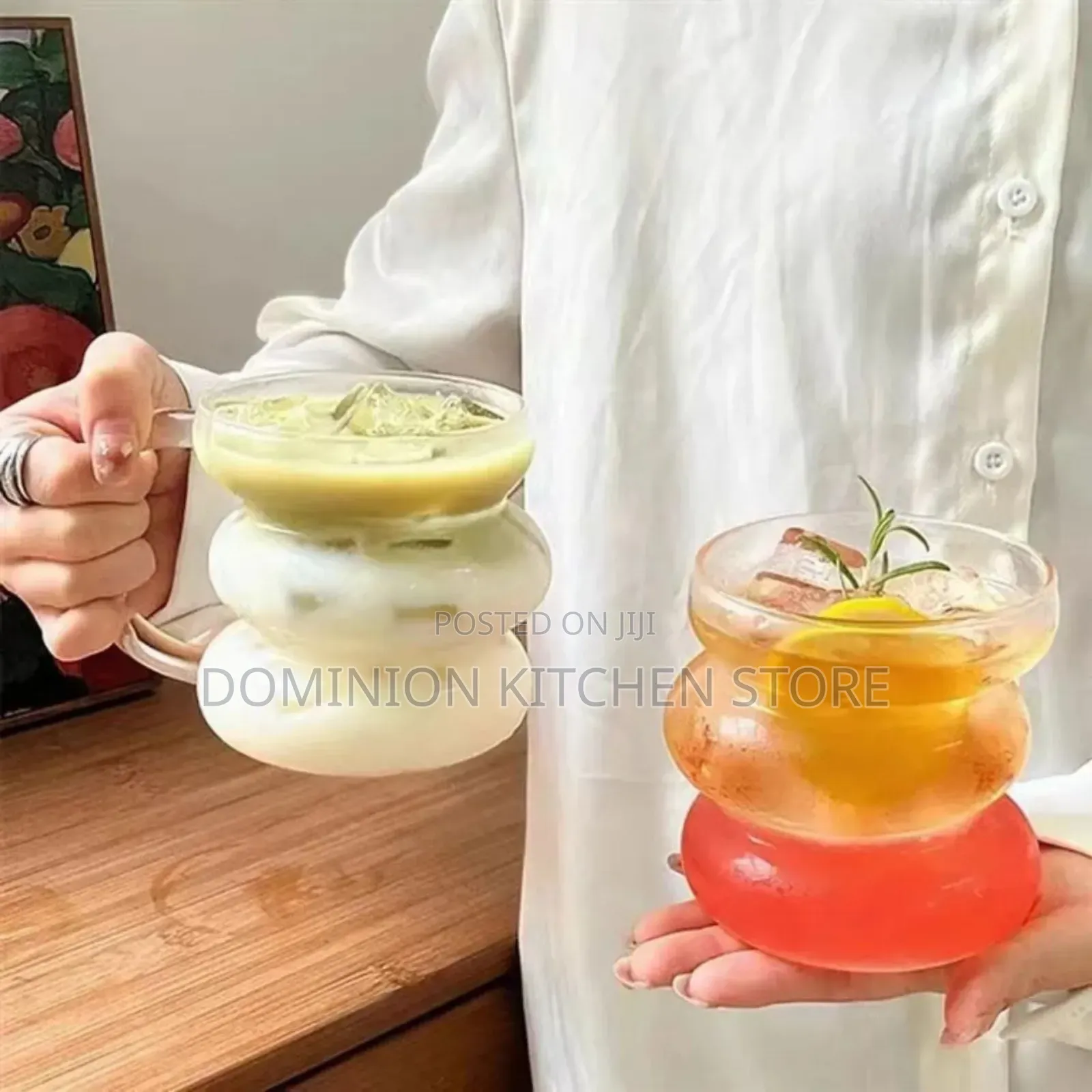Spiral Wave Borosilicate Glass Coffee