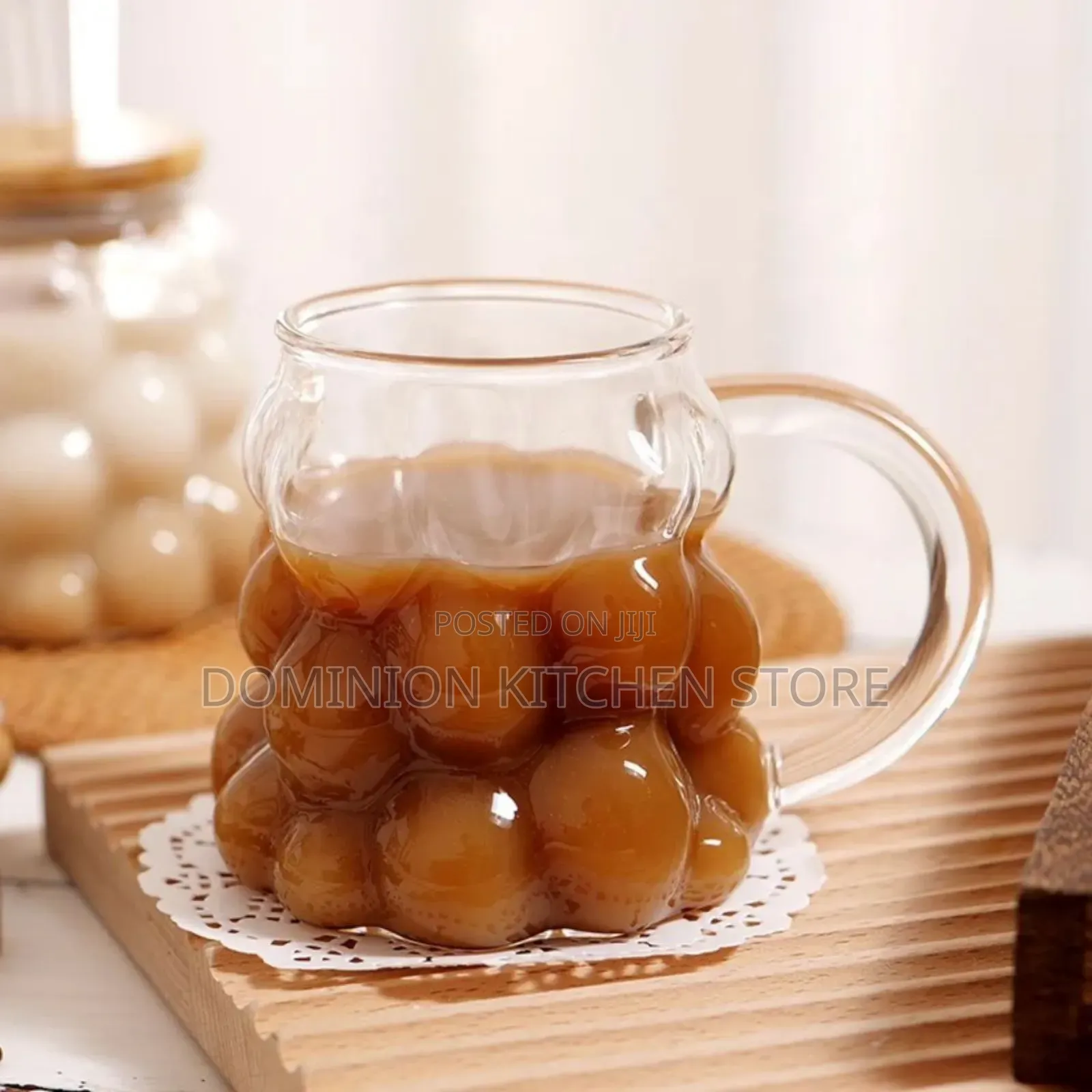 Grape Shape Borosilicate Glass Mug