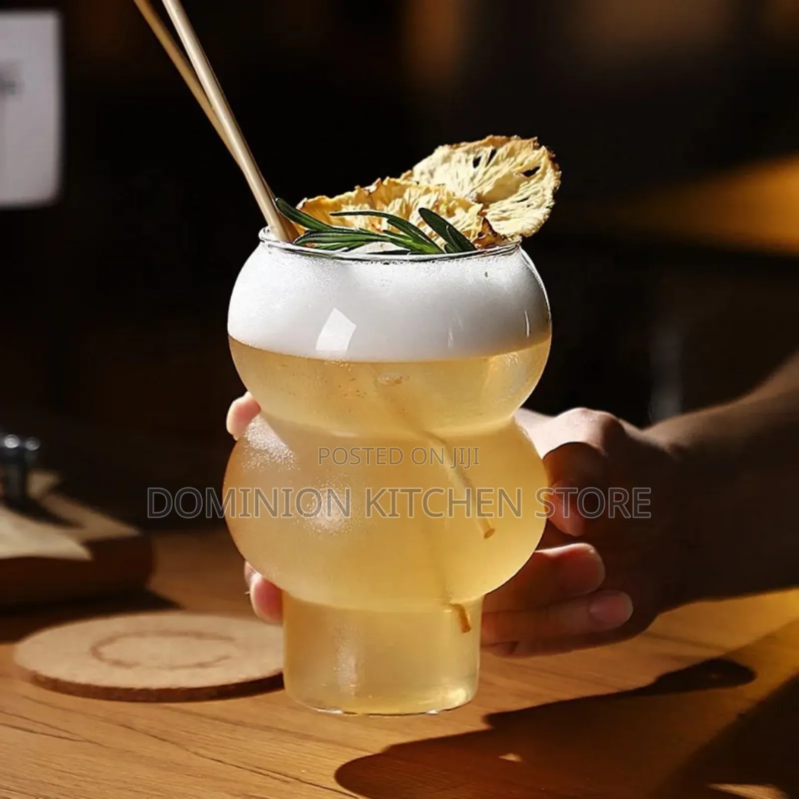 Gourd Shape Borosilicate Glass Juice