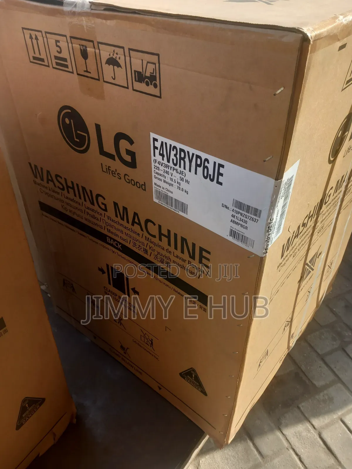 Lg 10.5kg Front Load Washing Machine