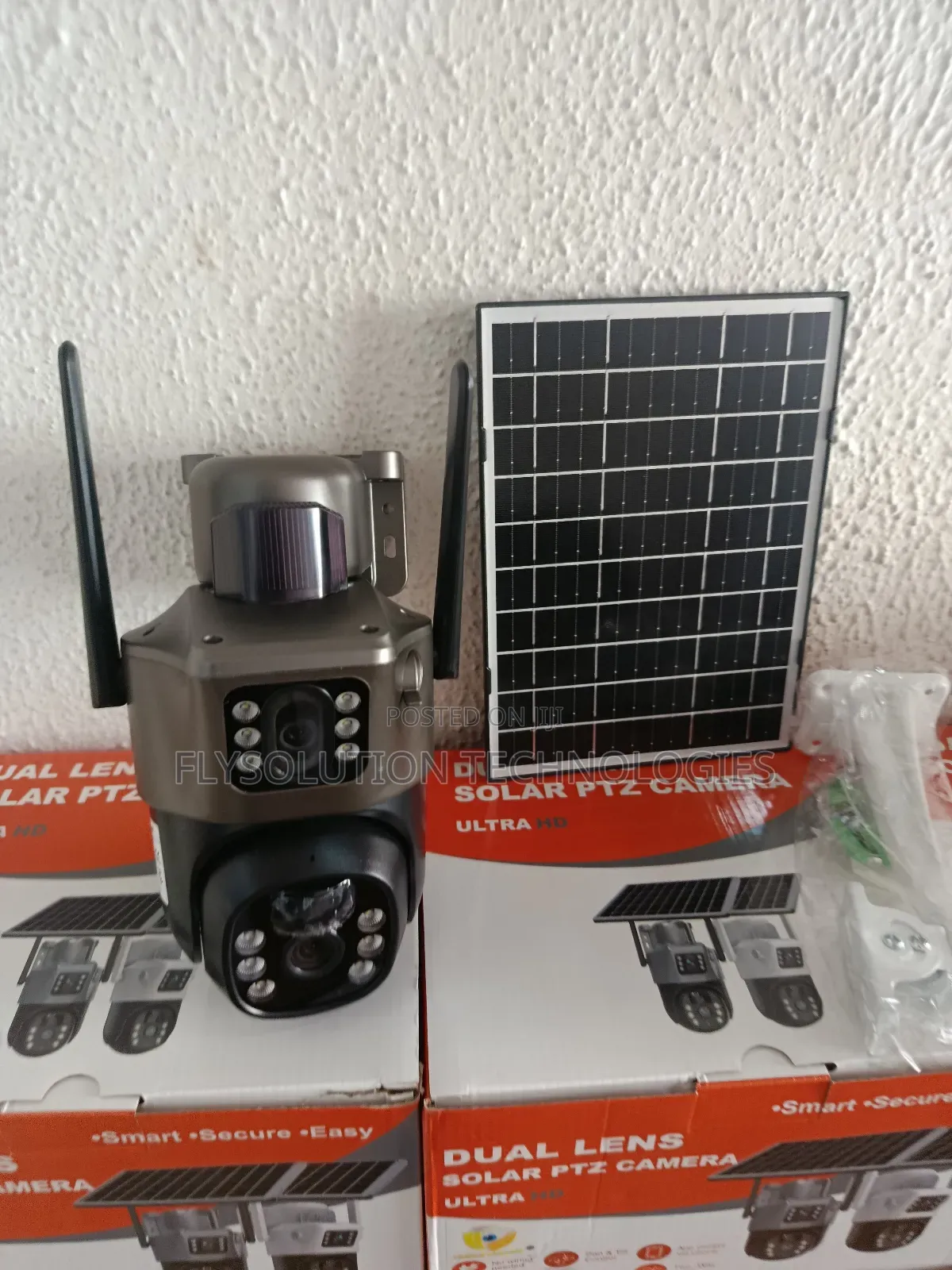 Eseecloud Dual Lens 4g Solar PTZ Camera